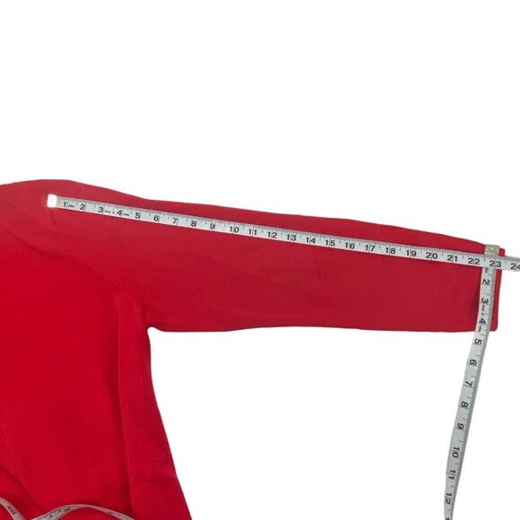 Talbots Womens Button Up Cardigan Sweater | XLP | Red | Granny Holidays - Picture 7 of 10